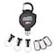 Key-Bak 24-KEY Capacity Retratractable Keychain 3 interchangeable key rings CARABINER attachment, 36" reach 0KM2-34A24 - alternate 1